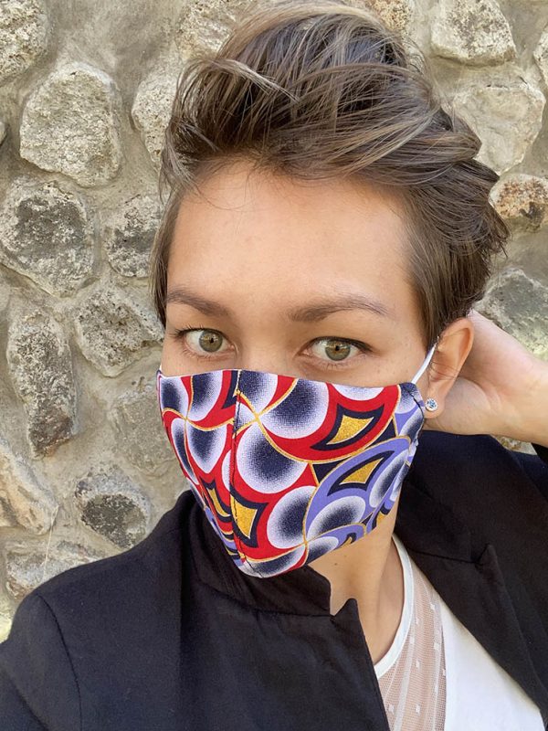 Masque multicolore