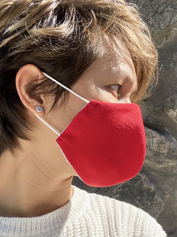Masque rouge texture